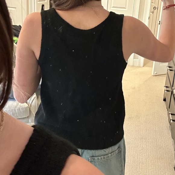 LNA Audra Sparkle Sweater Tank - Picture 2 of 7